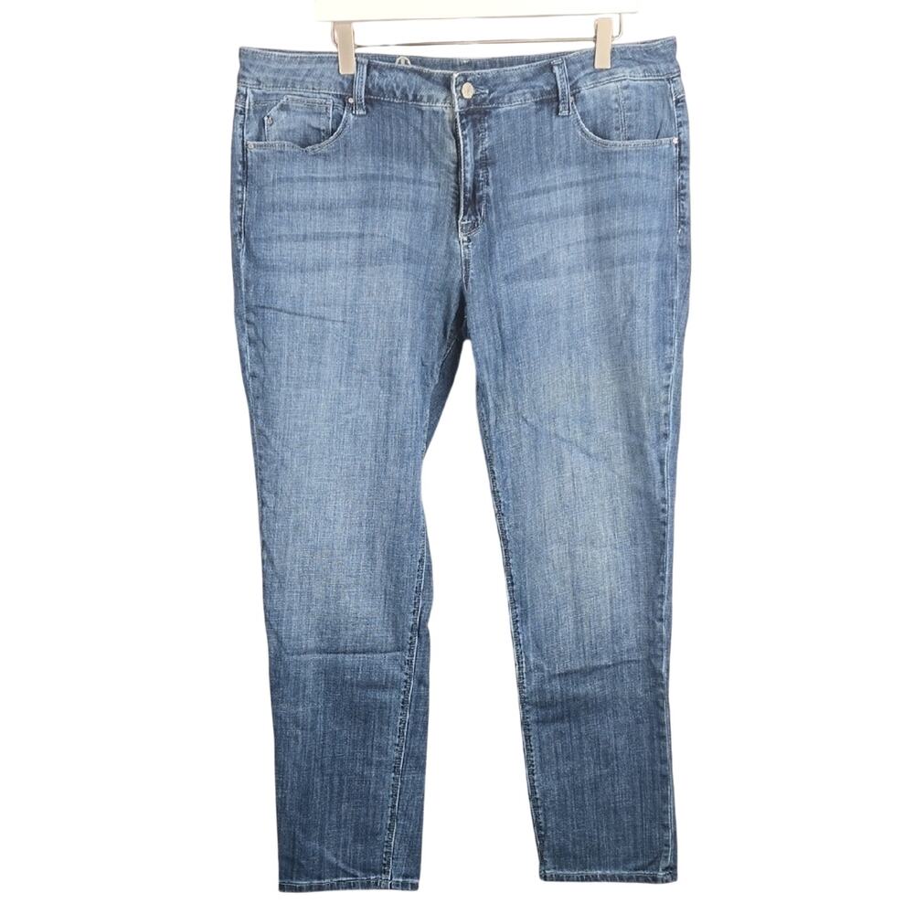 Hot in Hollywood Boyfriend Jeans Blue Size 16